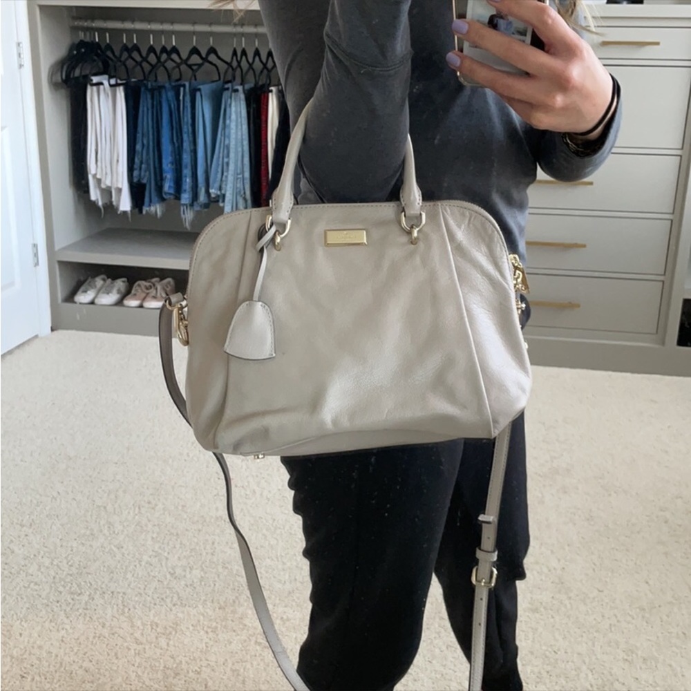 Kate Spade Taupe Leather Bag - Picture 5 of 5